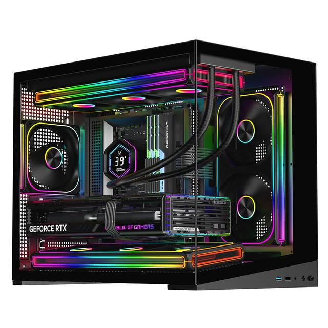 Ruix Iceblade Matx Electronics Components PC Cases for Gaming Desktop MicroAXT Cabinet 2026 New Design Compatible 360MM AIO