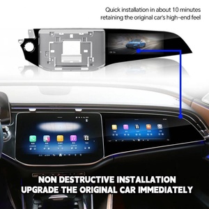 หน้าจอแสดงผลสำหรับผู้โดยสารในรถยนต์ ระบบ Android Auto Carplay สำหรับรถยนต์ Mercedes Benz E Class E260 E300 W214 ปี 2024 ระบบความบันเทิงมัลติมีเดีย - Product Image 5