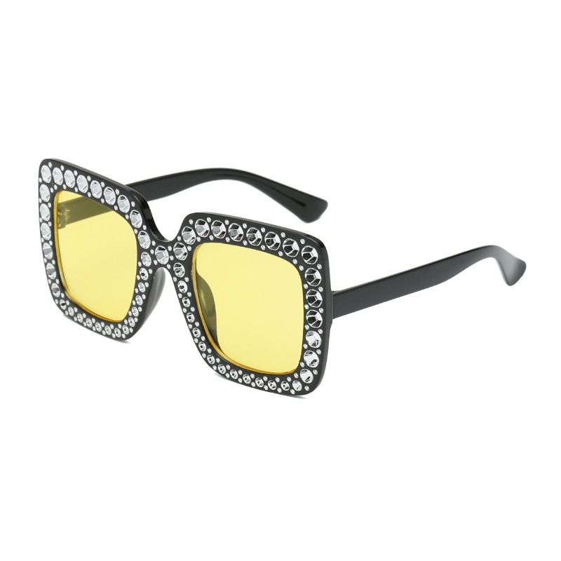 Black framed yellow film