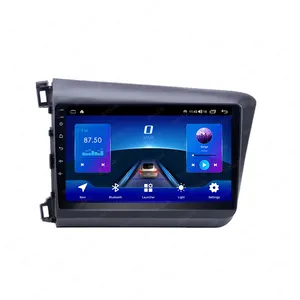 Honda Civic için Android araba radyo 2012 2013 2014 2015 multimedya Video oynatıcı 2 Din navigasyon GPS Autoradio kafa ünitesi