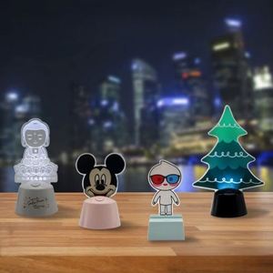 Lampe LED RGB 3D créative portable de style romantique pour cadeau, vente directe des fabricants, idéale pour l'export. - Product Image 1