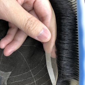 Mono de encaje <span class=keywords><strong>coreano</strong></span> para hombres, tupé, <span class=keywords><strong>cabello</strong></span> humano al por mayor, 4 ojos, au Q6 - Product Image 1