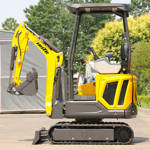 Mini Excavator 1.6 Ton 1 Small Digger Ce Euro5 Epa Engine Bagger Machine with Hydraulic Attachments - Product Image 1