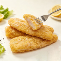 Filets de Tilapia Halal IQF surgelés et panés, vente en gros, filets de poisson surgelés panés en forme de losange
