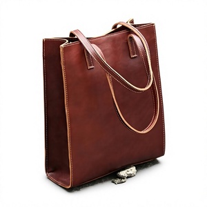 Buy Online Leather Handbags Western Style Custom Logo Print Eco Friendly Shopping Bags And Purse For Ladies Handmade Bags Trendy - Product Image 1