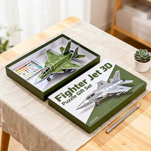 Đồ Chơi Giáo Dục Sáng Tạo DIY 3D Tòa Nhà Giấy Trò Chơi Ghép Hình Câu Đố Trẻ Em 51-100 Miếng Tùy Chỉnh Thiết Kế Hộp Màu Tuổi 8 + 1-3 - Product Image 1