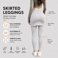 Legging de yoga 2-en-1 gris clair pour femme, doublé polaire, thermique, taille haute, coupe ajustée, effet galbant, logo personnalisé