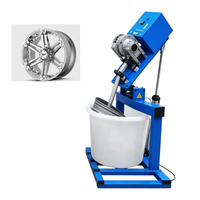 Machine industrielle automatique de polissage et de rectification de roues, composants PLC, puissance 1500W, garantie 1 an, facile à utiliser pour les professionnels.