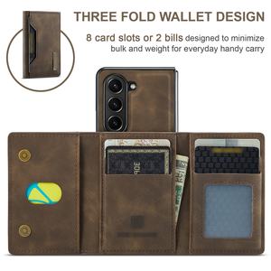 Étui portefeuille magnétique détachable pour Samsung Galaxy Z Fold7 S25 Ultra, porte-cartes, béquille, protection intégrale antichoc, Z Fold 6 - Product Image 2