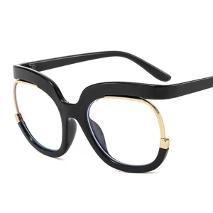Kacamata bingkai Pria Wanita <span class=keywords><strong>Retro</strong></span> persegi uniseks 2024 mode resep kacamata optik dengan lensa jernih bingkai kacamata - Product Image 5