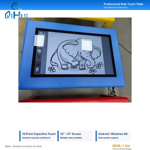 QiHui 32 43 55 Zoll Interaktiver Touchscreen-Tisch für Kinder 10-Punkt Kapazitiver Touchscreen Lernspiel-Tisch für Kinder - Product Image 5