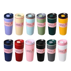Vaso Térmico de Acero Inoxidable de Doble Pared con Aislamiento y Tapa, Personalizado con Logotipo, de 12oz/20oz, a Prueba de Fugas, para Bebidas Frías y Calientes - Product Image 4