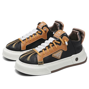 Chaussures décontractées à lacets respirantes et polyvalentes pour hommes Mocassins Tendance de la mode au printemps, été et hiver avec doublure en cuir véritable - Product Image 3