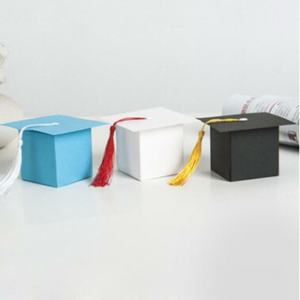 Customizable Premium Graduation <b>Gift</b> <b>Square</b> <b>Boxes</b> Embossing Matt Lamination Biodegradable Rigid Paper Eco-Friendly Recycled - Product Image 3