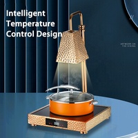 Chauffage électrique en acier inoxydable Chauffe-plat pour buffet Isolation alimentaire Équipement de chauffage et de maintien avec lampe isolée