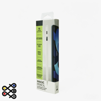 Boîte rigide en papier d'art imprimé offset avec languette de suspension et insert en plastique découpé sur mesure pour accessoires de téléphonie mobile et d'appareil photo, recyclable