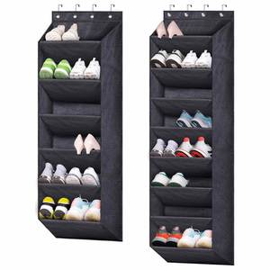 Door-Mounted <b>Shoe</b> Storage Rack Multi-Compartment Multi-Tier <b>Shoe</b> Bag Household Item Storage Bag Door-Mounted Hanging Bag - Product Image 1