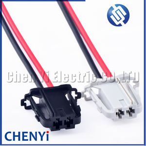 Konektor Modul Kontrol Kecepatan Pemanas AC Otomatis <span class=keywords><strong>2</strong></span> Pin, Resistor Blower, Harness Plug untuk Peugeot Citroen Picasso - Product Image 3