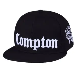 wholesale custom logo gorras Compton 3D embroidery vintage sport hiphop mens snapback caps