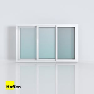 หน้าต่างบานเลื่อน Hoffen Pro uPVC ขนาด 180x110 สีขาว พร้อมมุ้งลวด กระจกกันน้ำ ป้องกันความร้อน จากประเทศไทย - Product Image 2
