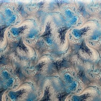 Tissu en soie de 19 mm 108 cm avec imprimé floral, tissu en satin de soie imprimé