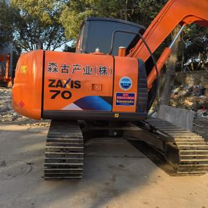 Belle condition de travail 7Ton Excavatrice d'occasion Mini Hitachi ZX70 Excavatrice d'occasion en vente - Product Image 6