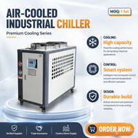 Refroidisseur d'air portable 5HP 10HP avec compresseur scroll, pompe à palettes, système de refroidissement par eau et vanne d'expansion de précision pour le contrôle du débit