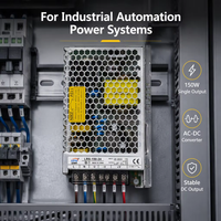 Alimentation à découpage monophasée encastrée LRS-150-24 24V 6.5A 156W, convertisseur AC-DC 115V/230V sélectionnable