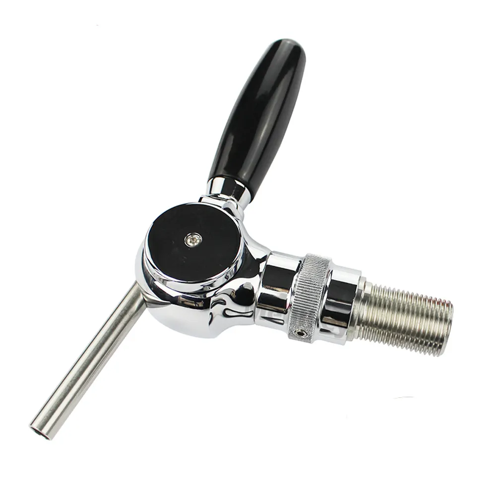 Tapbier Tap Verstelbare Bier Kraan Met Lange Handvat Chrome Plating Schacht Met Bal Lock Kits Bar Accessoires