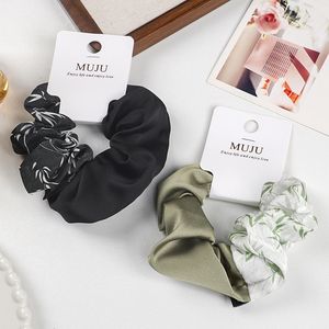 11cm rétro Satin Extra Large chouchous pour femmes arc bicolore épais bandeau de cheveux élégant chignon <span class=keywords><strong>coiffure</strong></span> accessoires - Product Image 1