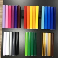 Rollo de PVC autoadhesivo para manualidades, máquina de Plotter, película de vinilo colorida, pegatinas decorativas para publicidad y diseño de interiores