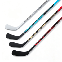Bâton de hockey sur glace en fibre de verre composite et fibre de carbone, junior, 58 pouces, courbe OEM, léger, 370 g, modèle JR10C, pour les 12 ans et plus
