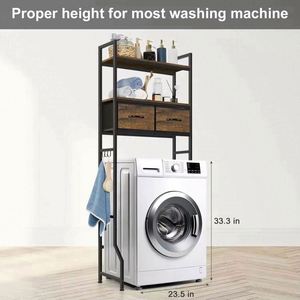 Space-Saving Bathroom <b>Storage</b> Bathroom Furniture Rack Modern Bathroom <b>Storage</b> Space-Saving Bathroom <b>Storage</b> Solid Wood - Product Image 6