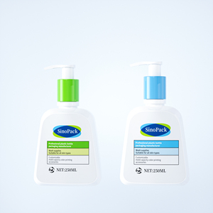 Botella de Plástico <span class=keywords><strong>HDPE</strong></span> de 300 ml con Bomba Pulverizadora, Tipo Presión, Impresión Serigráfica, para Champú, Loción, Crema Facial y Otros Líquidos - Product Image 6