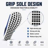 Chaussettes de sport antidérapantes en jacquard pour la course et le football, vente en gros