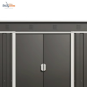 Lưu trữ kim loại đổ nhà ngoài trời công cụ Chống Thấm ổn định vườn đổ kim loại thép phổ biến không thấm nước gazebo dài dịch vụ cuộc sống MDF - Product Image 4