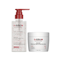 Private Label Natuurlijke Fruitzuur 20% Vcip Niacinamide Whitening Verhelderende Hydraterende Douchegel Parfum Body Wash Slaapmasker