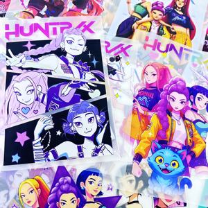 Transferencias de Impresión por Transferencia Térmica DTF de KPop, Diseños de Transferencia Térmica, Pegatinas Termoadhesivas de Demon Hunter para Camisetas, Sudaderas y Ropa - Product Image 5