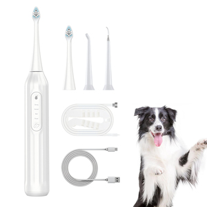 3-in-1 <strong>Dog</strong> Pet Electric Toothbrush Set <strong>Plaque</strong> <strong>Remover</strong> for Pets <strong>Dog</strong> Tooth Brushing Kit With Accessories - Product Image 1