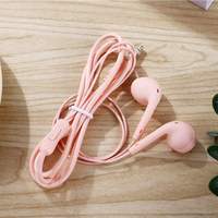 Écouteurs filaires portables U19 de l'usine, 8 couleurs, super basses, avec micro, 3,5 mm, intra-auriculaires, pour smartphones, pour cadeau promotionnel