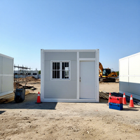 Maison conteneur pliable et respirante au design contemporain pour bureau, atelier ou usage domestique