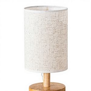 Lámpara de Mesa de Madera con Control Táctil, 3W, Eléctrica y a Pilas, Cable Incluido, 2 Colores - Product Image 1