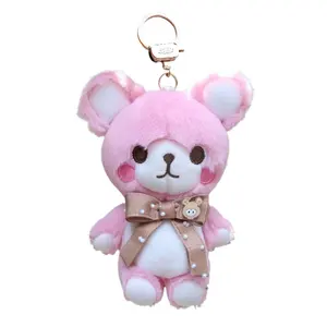 Thân Thiện Với Môi Dễ Thương Teddy Bear Đồ Chơi Sang Trọng Móc Chìa Khóa Túi Mặt Dây Chuyền Trẻ Em Trẻ Em Quà Tặng Sinh Nhật Đồ Chơi