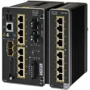 Conmutador Ethernet industrial de gran venta, IE3400, serie resistente, 8 GE de cobre, 2 GE, conmutador de red SFP, gran oferta, 1, 1, 1, 2