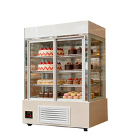 Vitrine de pâtisserie de 1,2 m - Comptoir réfrigéré à 5 niveaux pour gâteaux avec refroidissement par air pour pâtisserie et café