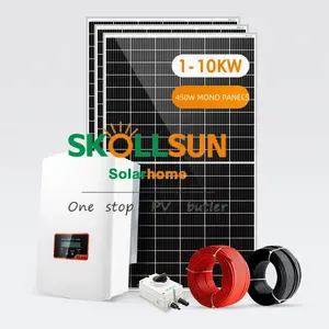 Stasiun Daya Portabel Sistem Tenaga Surya Berdiri Sendiri 6KW Grid Mati/On Fotovoltaik Terkonsentrasi