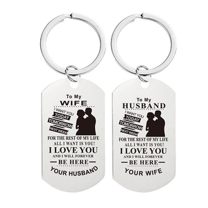 Portachiavi Oneway portachiavi amanti della stampa fotografica sublimazione <span class=keywords><strong>coppia</strong></span> portachiavi Logo personalizzato <span class=keywords><strong>regalo</strong></span> di san valentino - Product Image 3
