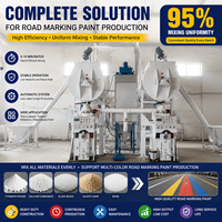 Mélangeur de poudre sèche thermoplastique haute efficacité pour machine de fabrication de peinture rapide pour lignes routières
