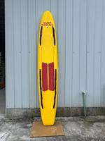 Planche de surf de sauvetage unisexe personnalisable en fibre de carbone, hardboard, mousse EPS, fibre de verre, aileron en bois, sac de sport nautique, océan, eaux, enfants