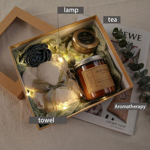 Precio al por mayor caja de regalo con ventana claro Regalo de Cumpleaños caja de papel favores dama de honor regalo de papel caja de embalaje de joyería - Product Image 3